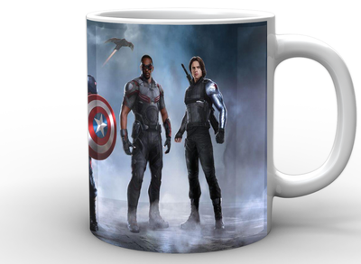 Кружка GeekLand Капитан Америка Captain America команда CA.02.014