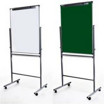 Фліпчарт двосторонній на колесах 75*100 см, мел/маркер UkrBoards UB-F75x100WG Duo