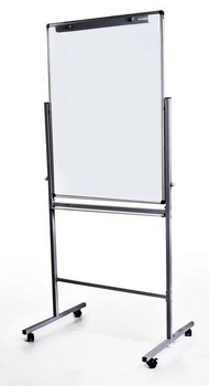 Фліпчарт двосторонній на колесах 75*100 см маркер UkrBoards UB-F75x100W Duo