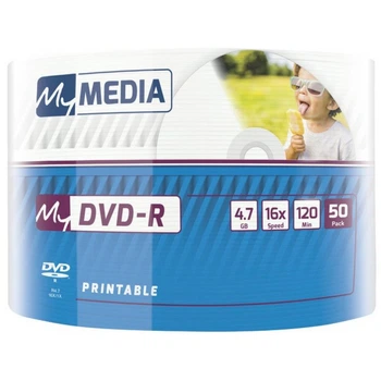Диск DVD MyMedia DVD-R 4.7 GB 16X Wrap Printable 50 шт (69202)
