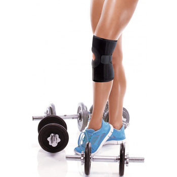 Бандаж для коленного сустава с 2-мя ребрами жесткости разъемный неопреновый тип 517 (tor 517)