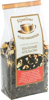 Чай черный с добавками рассыпной Країна Чаювання Сумасшедший апельсин 100 г (4820230050448)