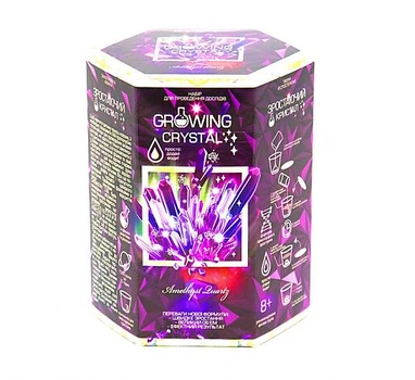 Набір для проведення дослідів "Growing Crystal", фіолетовий DANKO TOYS (GRK-01-01U)