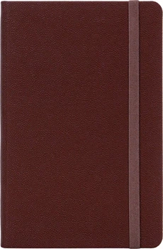 Деловая записная книга Optima Namib A5 128 л Бордовая (O27101-18)