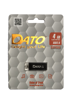 Флеш-накопичувач DATO USB 2.0 DS7002 4Gb black (DS7002B-04G)