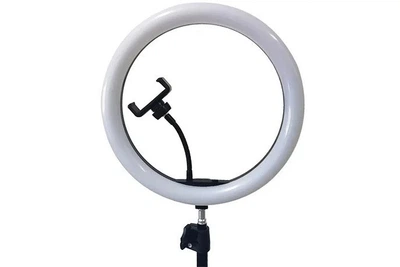 Кольцевая UKC LED лампа SMN-12 + зеркало