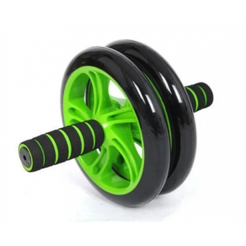 Колесо для преса фітнес Double Wheel ABS Подвійне Зелений (FG22)