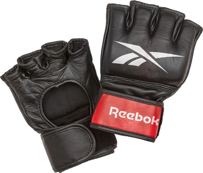 Перчатки для смешанных единоборств MMA Reebok Combat Черно-красные
