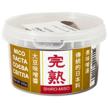 Паста соевая мисо светлая Shiro Miso JnP 200г