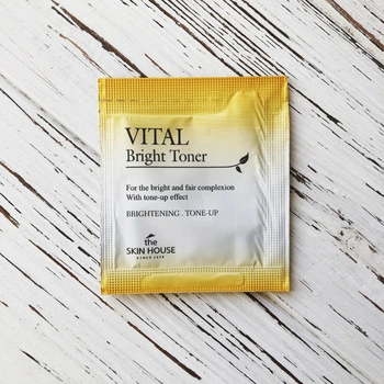Пробник Тонер для ровного тона лица The Skin House Vital Bright Toner, 2 мл