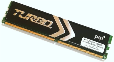 Игровая оперативная память PQI DDR2 2Gb 800MHz PC2 6400U CL5 2R8 (PQI26400-4GDB) Б/У