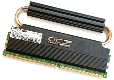 Игровая оперативная память OCZ Reaper DDR2 2Gb 1066MHz PC2 8500U 2R8 CL5 (OCZ2RPR10664GK) Б/У