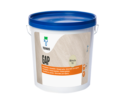 Шпаклівка особливо міцна TEKNOS GAP для паркету береза 1л