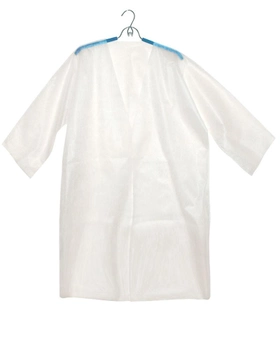 Халат-кимоно с рукавом с спанбонда для косметологических салонов Vitess S/L Белый
