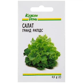 Семена Кожен День Салат Гранд Рапидс, 0,5 г