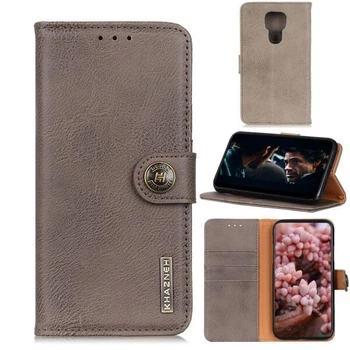 Чохол-книжка KHAZNEH Wallet Cover для Motorola Moto G9 Play - Grey