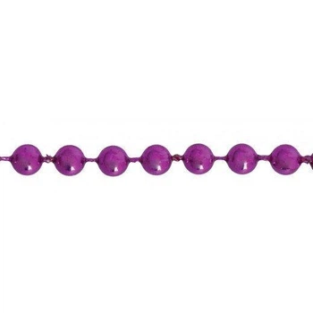 Бусы новогодние Yes Fun 6ммx3м светло-фиолетовый (972041)