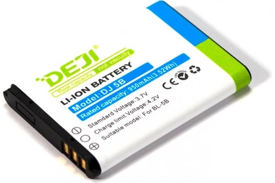Акумулятор DEJI BL-5B (800 mAh) для Nokia 3220 5070 5300 5500 6120