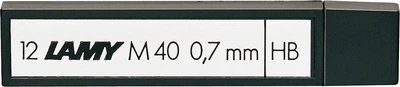 Набір грифелів для механічних олівців Lamy M40 HB 0.7 мм 12 шт. (4014519020998)