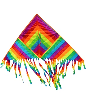 Повітряний змій Райдужний з бахромою Fortune Kite 155х67 см (1405)