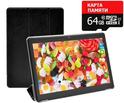 Планшет MiXzo MX1041 4G + Чехол вкладыш + Карта памяти 64GB