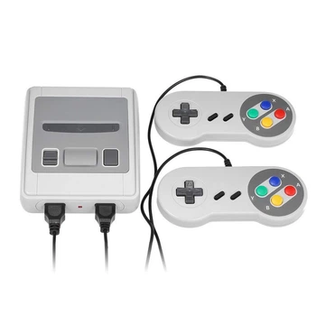 Игровая приставка ретро 620 игр + 2 джойстика Super Mini SFC (7307)