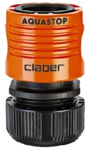 Коннектор Claber 1/2" аквастоп для поливочного шланга (86030000)