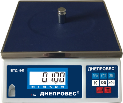 Весы фасовочные повышенной точности Днепровес ВТД 3/0,1ФЛ