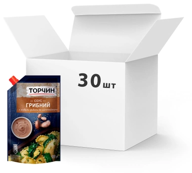 Упаковка соусу ТОРЧИН грибний 200 г х 30 шт (4820001314557)