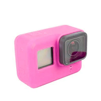 Силіконовий чохол для GoPro HERO7, HERO6 та HERO5 без рамки SHOOT XTGP347P Рожевий
