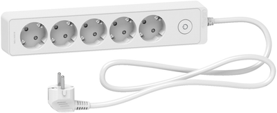 Сетевой удлинитель Schneider 5 розеток 1.5 м White (ST9451W)