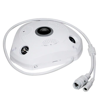 Панорамна Wi-Fi IP камера 360° (риб'яче око) + ІЧ (бачить у темряві) (511787)