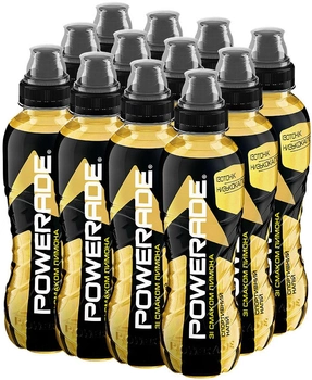 Упаковка спортивного изотонического напитка Powerade со вкусом лимона 0.5 л х 12 шт (5449000085030)