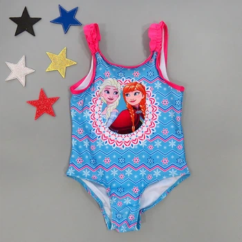 Купальник Frozen Disney для девочки 104 см Синий 18228