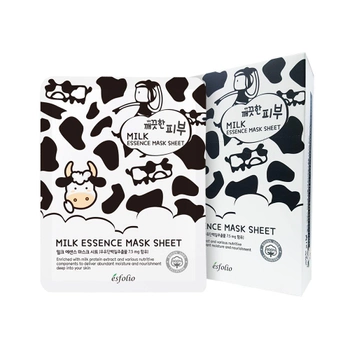 Маска тканевая для лица Esfolio Pure Skin Milk Essence Mask Sheet с молоком