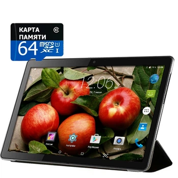 Планшет-телефон Hoozo MT116 2GB RAM Black + Чехол-книжка + Карта памяти 64GB
