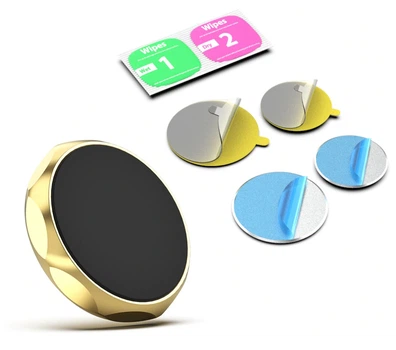 Автомобільний тримач для смартфона магнітний Celbro MagMini Gold (62051)