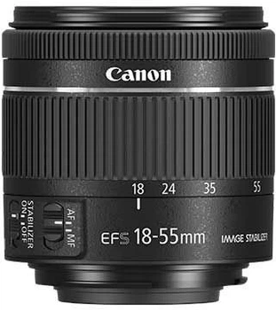 Объектив Canon EF-S 18-55mm f/4-5.6 Is Stm 215 г 61,8 мм черный