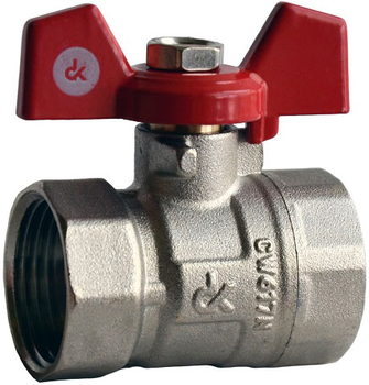Кран кульовий DERKALIBER Kraft вн-вн 1/2" PN25 (DK.103.15)