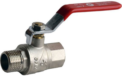Кран шаровой DERKALIBER Grand вн-нар 1/2" PN40 (DG.102.15)