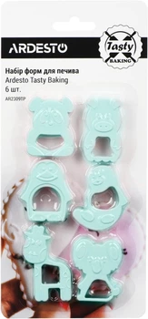 Набор форм для печенья ARDESTO Tasty Baking 6 шт Голубой (AR2309TP)