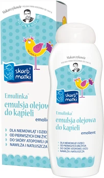 Емульсія для ванн Skarb Matki Емулінка Олійна для немовлят і дітей 250 мл (5901968019521)
