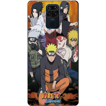 Чехол силиконовый бампер Candy для Xiaomi Redmi Note 9 с рисунком Naruto Наруто аниме