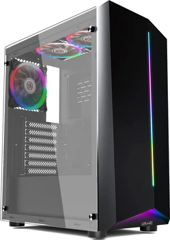 Корпус 1stPlayer R6-A-3R1 Color LED Black