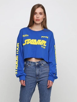 Свитшот H&M S Синий 0537978_bieber_18