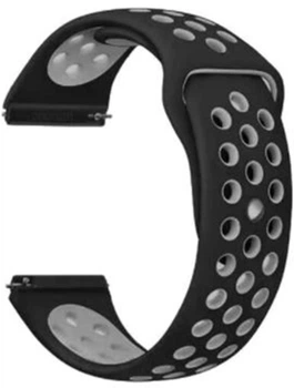 Ремінець BeCover Nike Style для Huawei Watch GT 2 42 mm Black-Gray (BC_705720)
