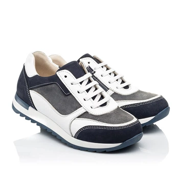 Кроссовки (боковая молния) Woopy Fashion 23 белый (8023)