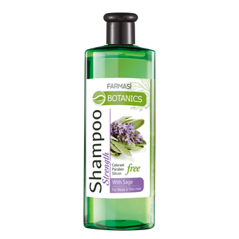 Шампунь с экстрактом шалфея Botanics Farmasi 500мл