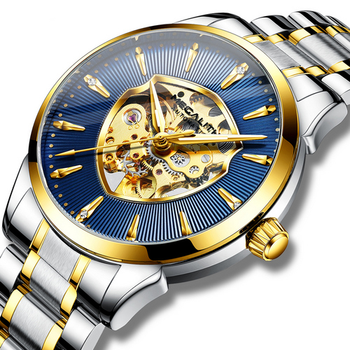 Наручные часы Megalith 8210M Silver-Gold- Blue