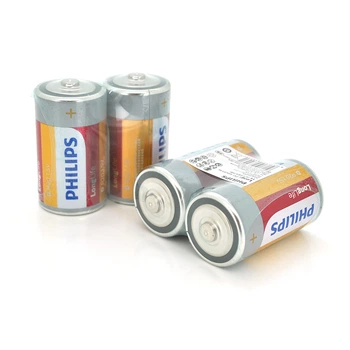 Батарейка Philips Super Heavy Duty R20D, 2 штуки в упаковке R20LFT/93